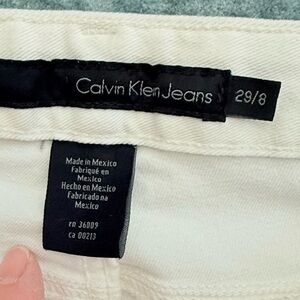 Calvin Klein White Jeans 29/8